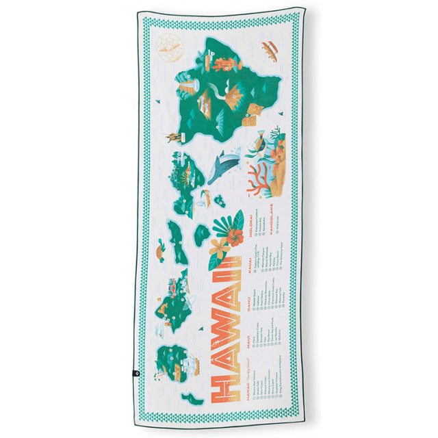 Nomadix The Only Towel You Need HAWAII MAP