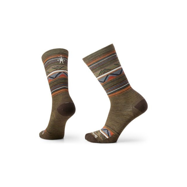 Chaussettes Randonnée Smartwool Femme - Zig Zag Valley - Bleu Crépuscule - Taille L - Neuves