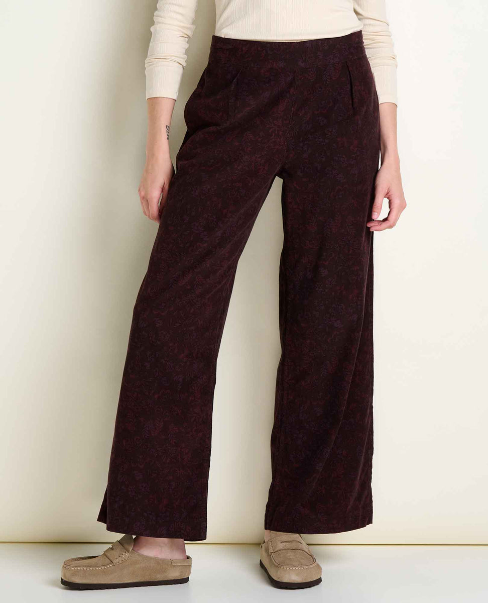 Women's Cattail Cord Wide Leg Pant | Toad&Co | J&H Outdoors