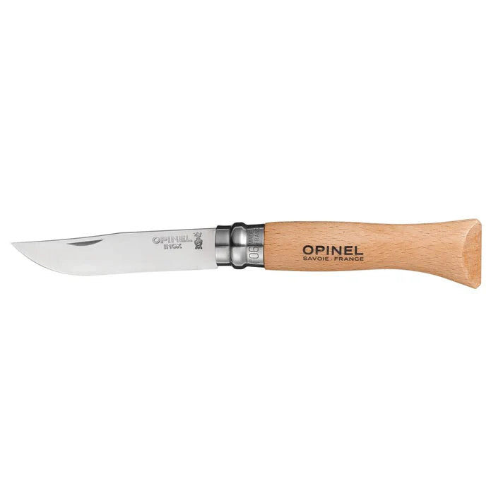 Opinel Knives No.06 Stainless Steel Folding Knife