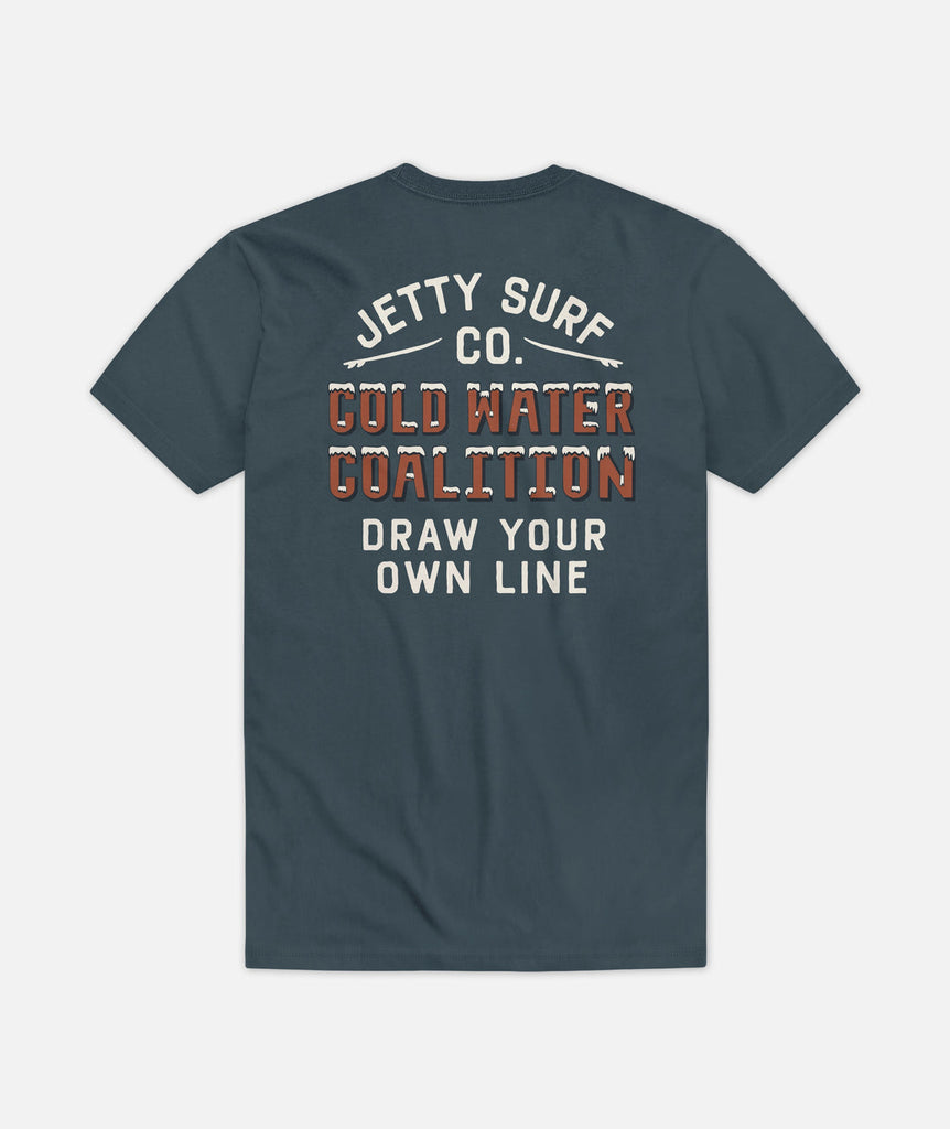 Jetty Men's Cold Water LS Tee Indigo