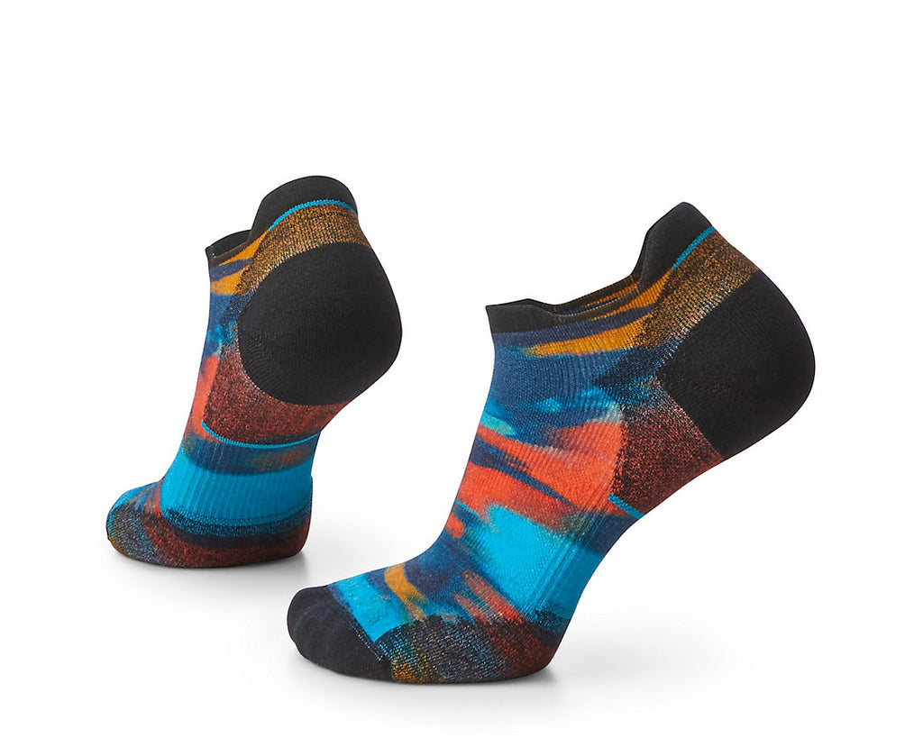 Smartwool Women's Run Targeted Cushion Brushed Print Low Ankle Socks | J&H Outdoors