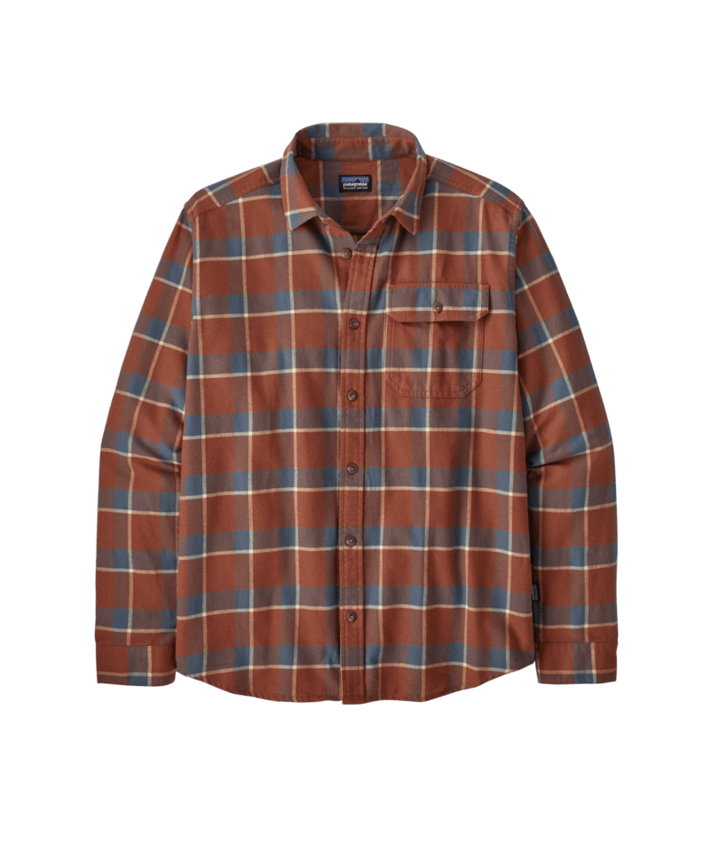 Patagonia Men's Long-Sleeved Cotton in Conversion Lightweight Fjord Flannel Shirt | J&H Outdoors