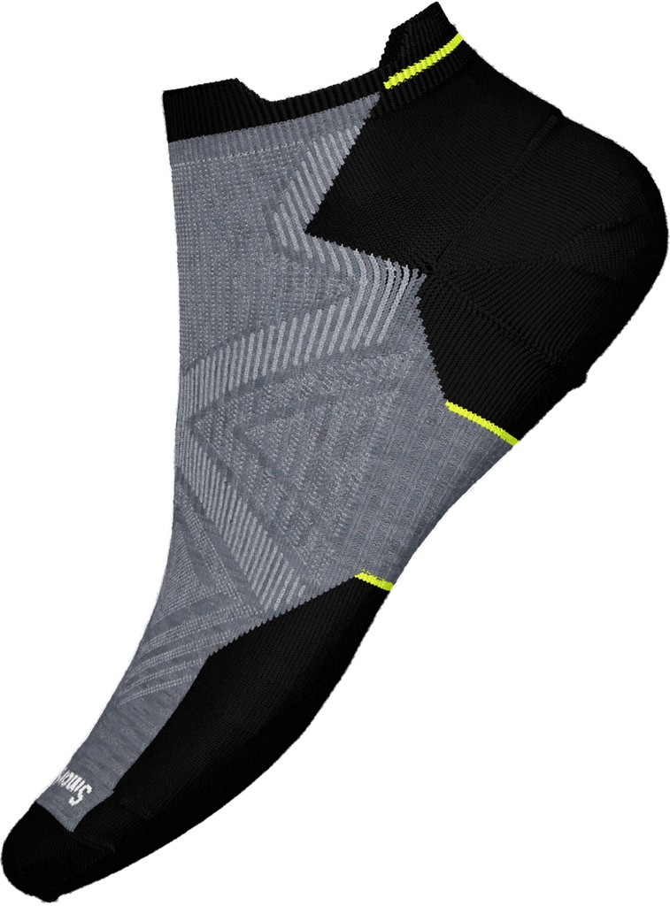 Smartwool Run Targeted Cushion Low Ankle Socks Medium Gray