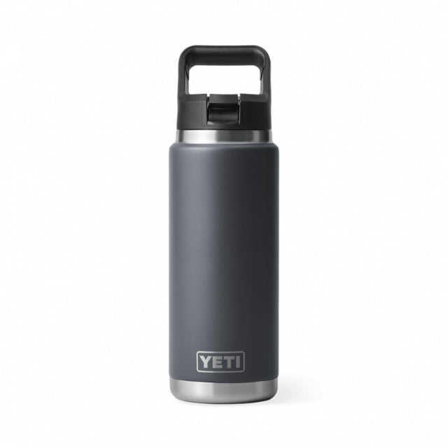 YETI Rambler 26 oz Straw Bottle CHARCOAL