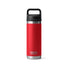 YETI Rambler 18 oz Bottle Chug RESCUE RED