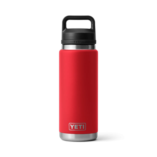 YETI Rambler Bottle - 26 oz. - Chug Cap - Harvest Red - TackleDirect