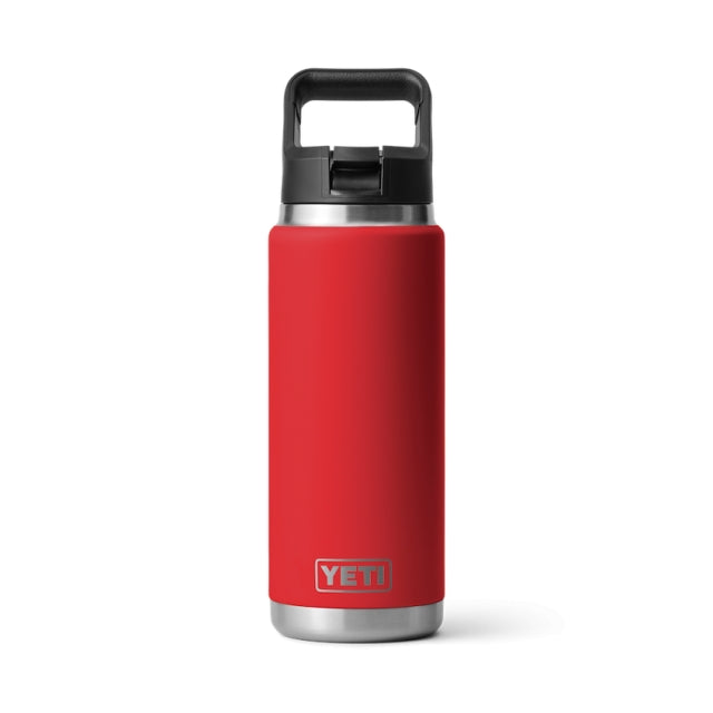 YETI Rambler 26 oz Straw Bottle RESCUE RED