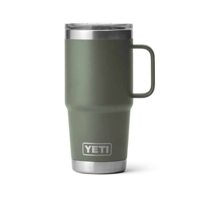 YETI Rambler 20 oz Travel Mug CAMP GREEN