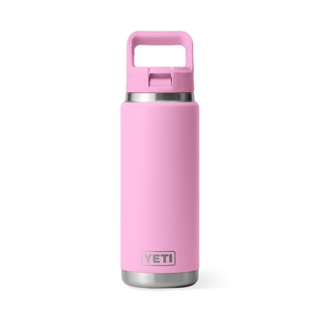 YETI Rambler 26 oz Straw Bottle POWER PINK