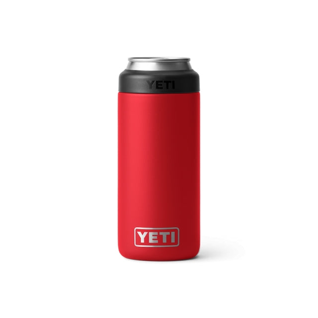 YETI Rambler Colster Slim RESCUE RED