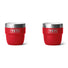 YETI Rambler 4 oz Cup 2Pk RESCUE RED
