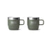 YETI Rambler 6 oz Mug 2Pk CAMP GREEN