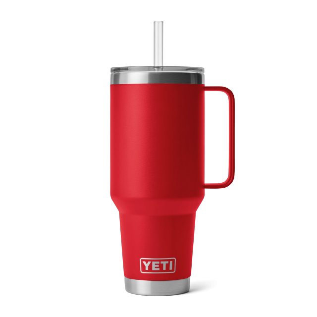 YETI Rambler 42 oz Straw Mug RESCUE RED