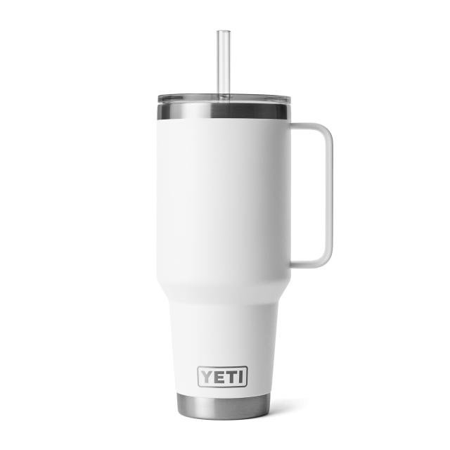 YETI Rambler 42 oz Straw Mug WHITE