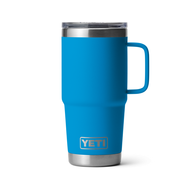 YETI Rambler 20 Oz Travel Mug BIG WAVE BLUE