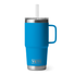 YETI Rambler 25 Oz Straw Mug BIG WAVE BLUE