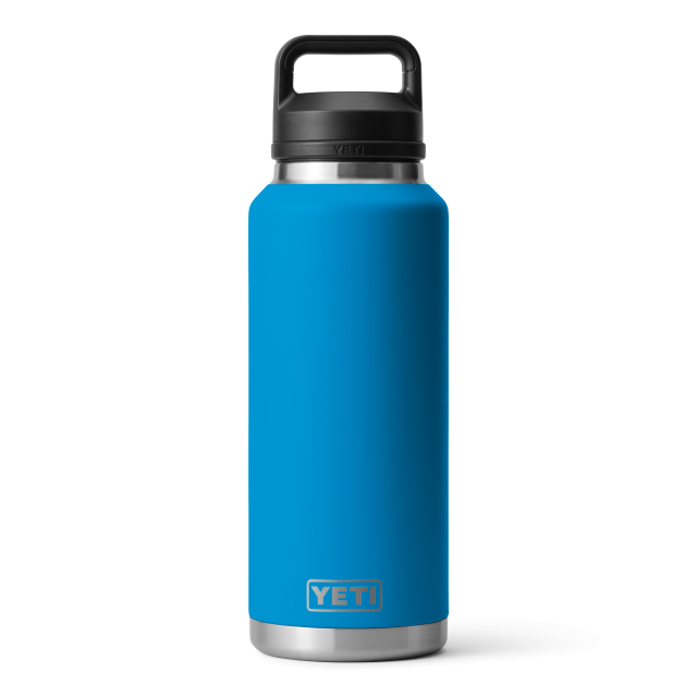 YETI Rambler 46 Oz Bottle With Chug Cap BIG WAVE BLUE