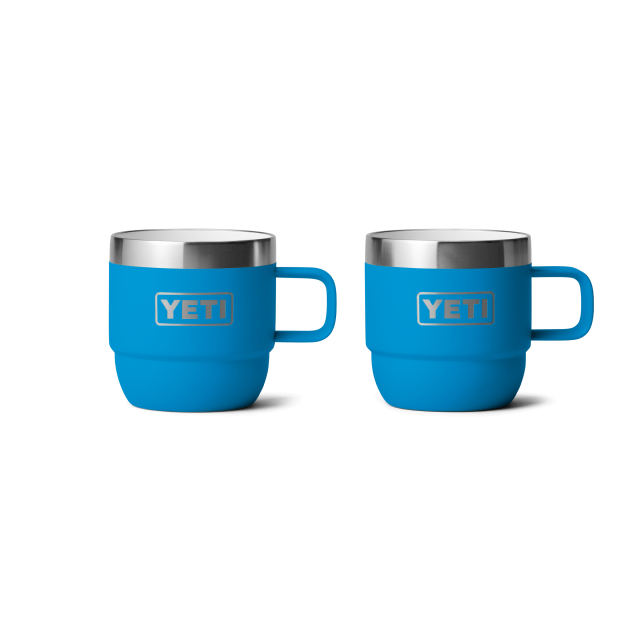 YETI Rambler 6 Oz Stackable Mugs BIG WAVE BLUE