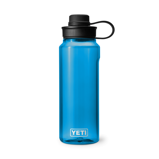 YETI Yonder 1L Tether Cap Bottle BIG WAVE BLUE