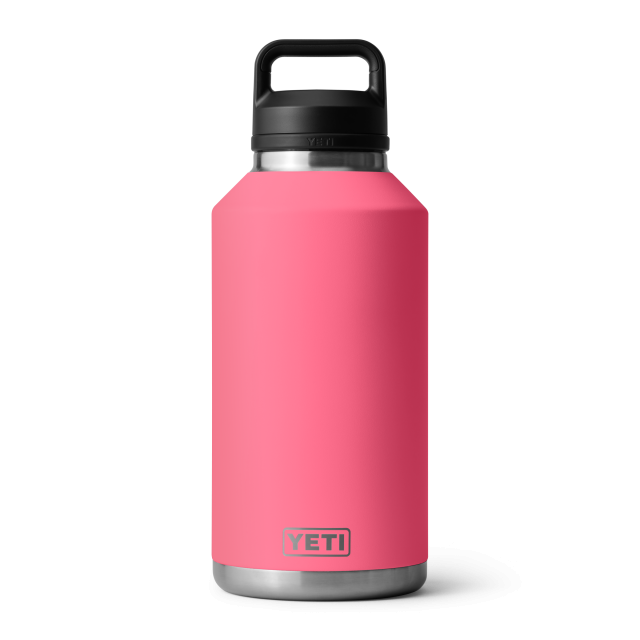 YETI Rambler 64 Oz Water Bottle  Chug Cap TROPICAL PINK