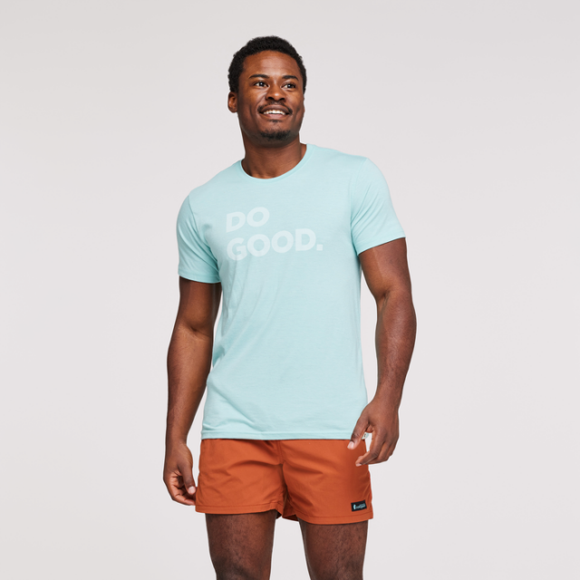 Cotopaxi Men's Do Good T-Shirt | Past Season Model Sea Glass