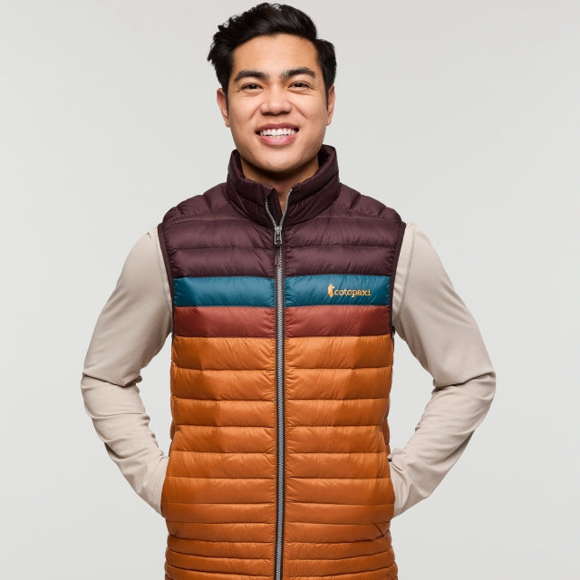 Cotopaxi Mens Fuego Down Vest COFFEE AND SIEN