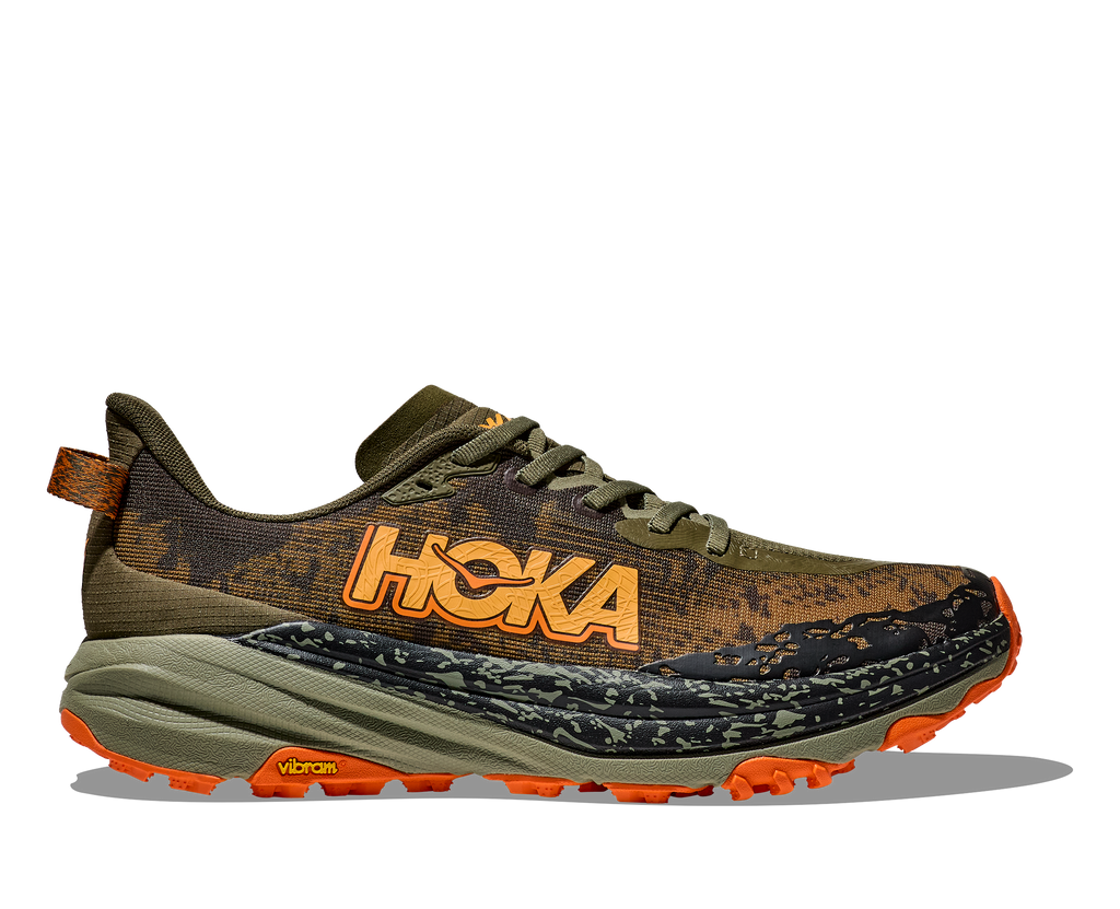 HOKA Men's Speedgoat 6 ANTIQUE OLIVE / SQUASH