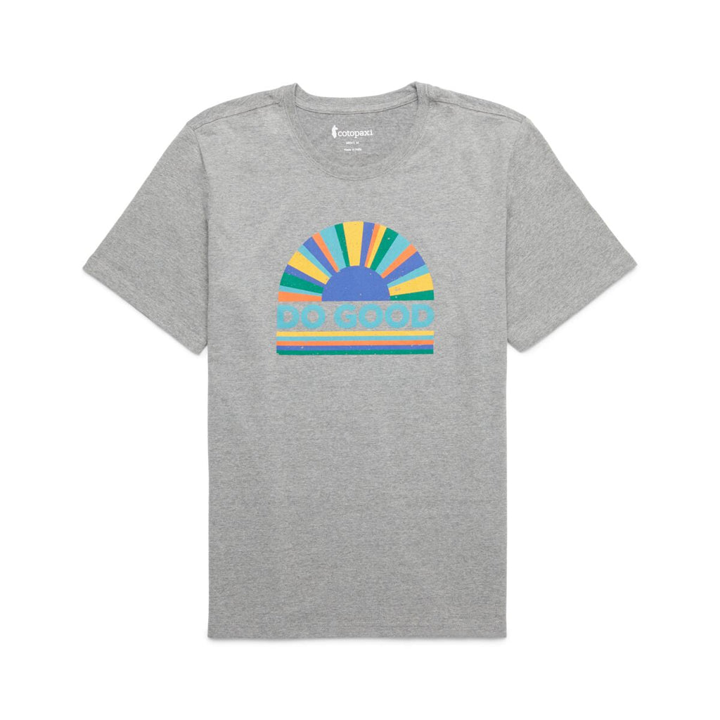 Cotopaxi Mens Sunrise Organic T-shirt HEATHERGREY