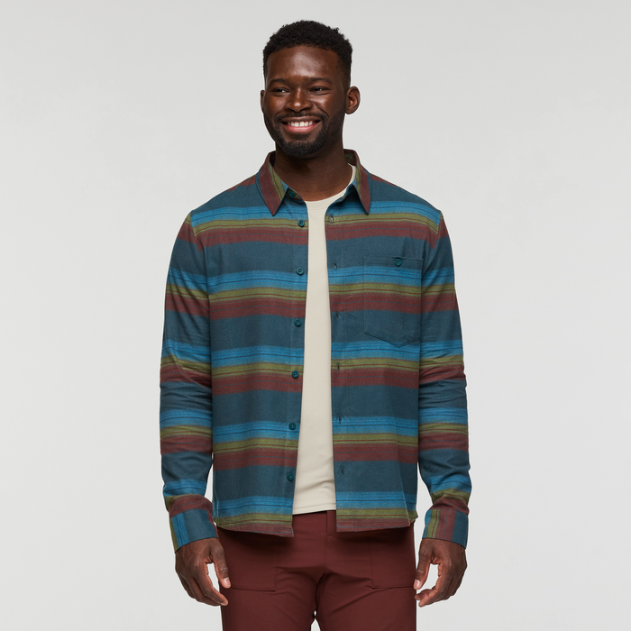 Cotopaxi Mens Quedo Flannel Shirt ABYSS STRIPES