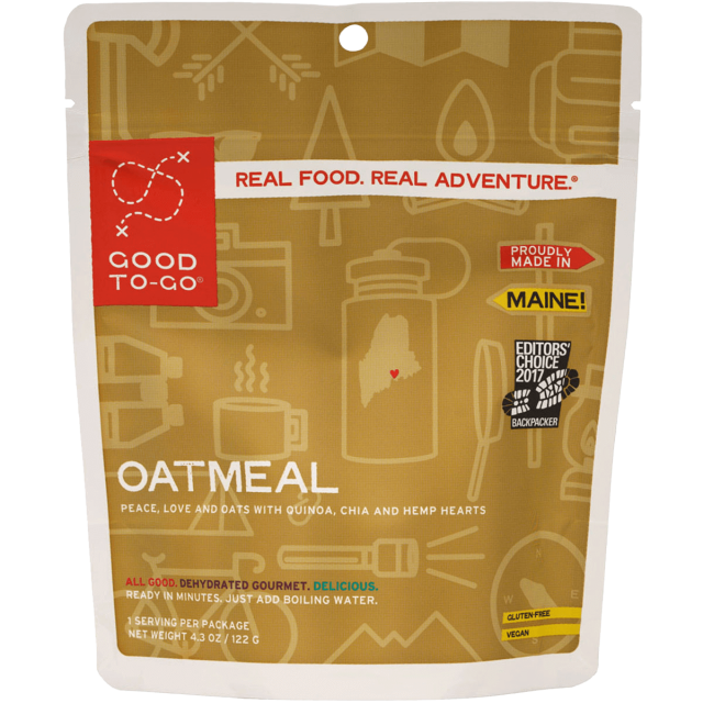 GOOD TO-GO FOODS Oatmeal SINGLE SERVING