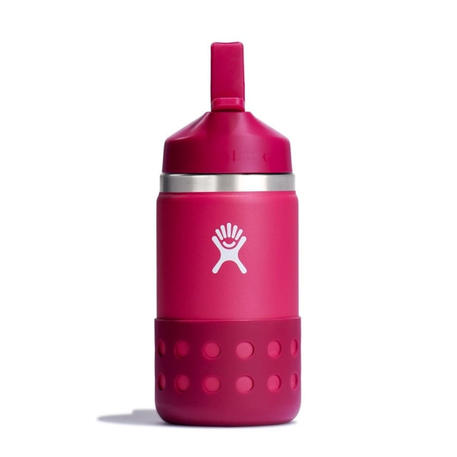 Hydro Flask Kids Wide Mouth Straw LID and Boot Honeydew