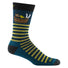 DARN TOUGH M WILD LIFE CREW LW CUSHION DARK TEA / L