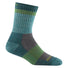 DARN TOUGH Womens Heady Betty Micro Crew Lightweight With Cushion Aqua