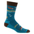 DARN TOUGH Mens Float Boat Crew Lightweight With Cushion Cascade