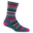 Darn Tough Women's Mystic Stripe Crew Lightweight With Cushion.