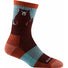 DARN TOUGH BEAR TOWN MC LTWEIGHT W/ CUSH BURGUNDY