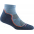 Darn Tough Light Hiker 1/4 Lightweight With Cushion.