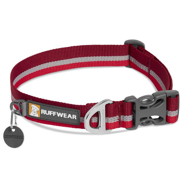 Ruffwear Crag Collar Reflective Dog Collar Cinder Cone Red
