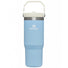 STANLEY COOLERS IceFlow Flip Straw Tumb 30oz CORNFLOWER