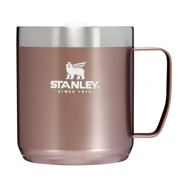 STANLEY COOLERS The Stay-Hot Camp Mug 12oz ROSE QUARTZ GLO