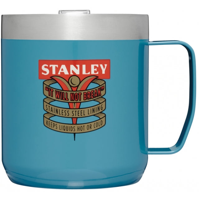 STANLEY COOLERS The Stay-Hot Camp Mug 12oz 1940 TOPAZ GLOS