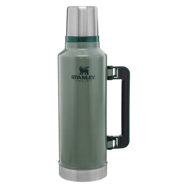 STANLEY COOLERS The  Classic Bottle 2QT HAMMERTONE GREE