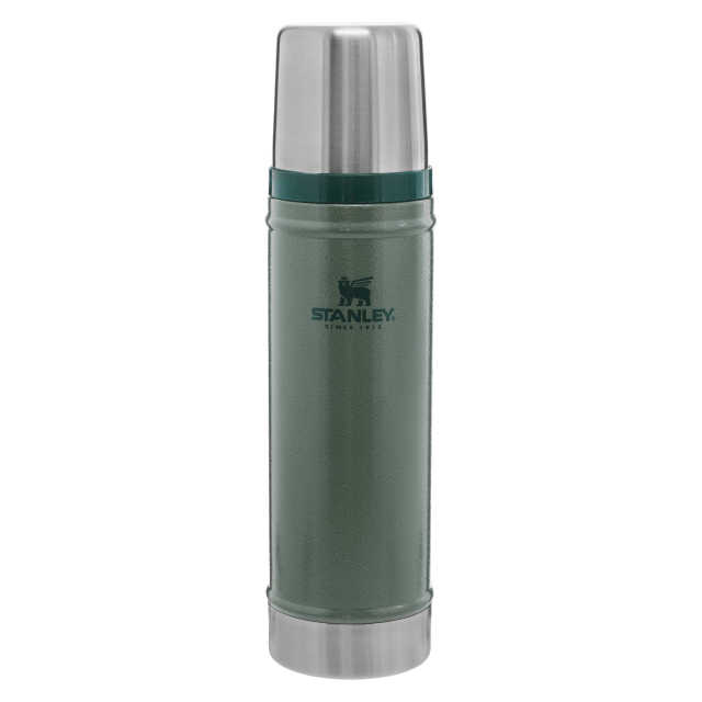 STANLEY COOLERS The  Classic Bottle 20oz HAMMERTONE GREE