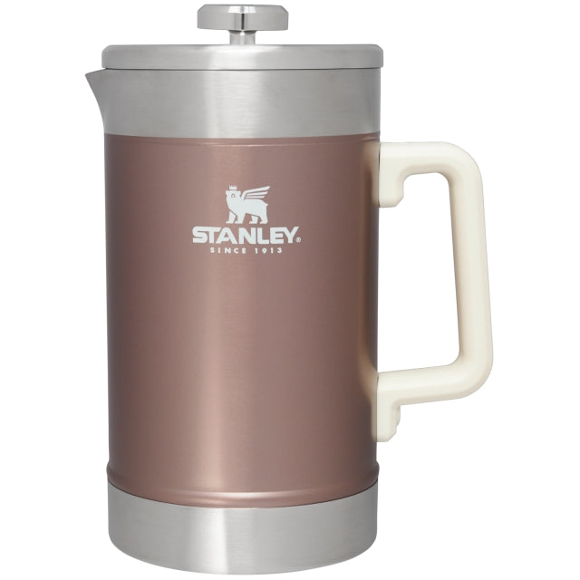 STANLEY COOLERS Perfect-Brew French Press 48oz ROSE QUARTZ GLO