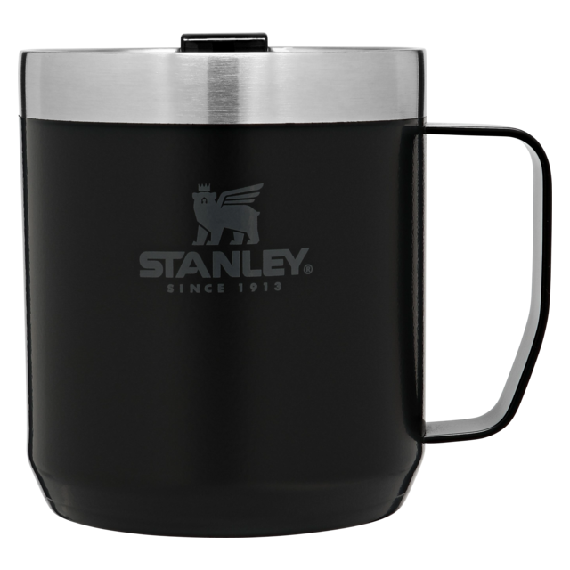 STANLEY COOLERS The Stay-Hot Camp Mug 12oz MATTE BLACK