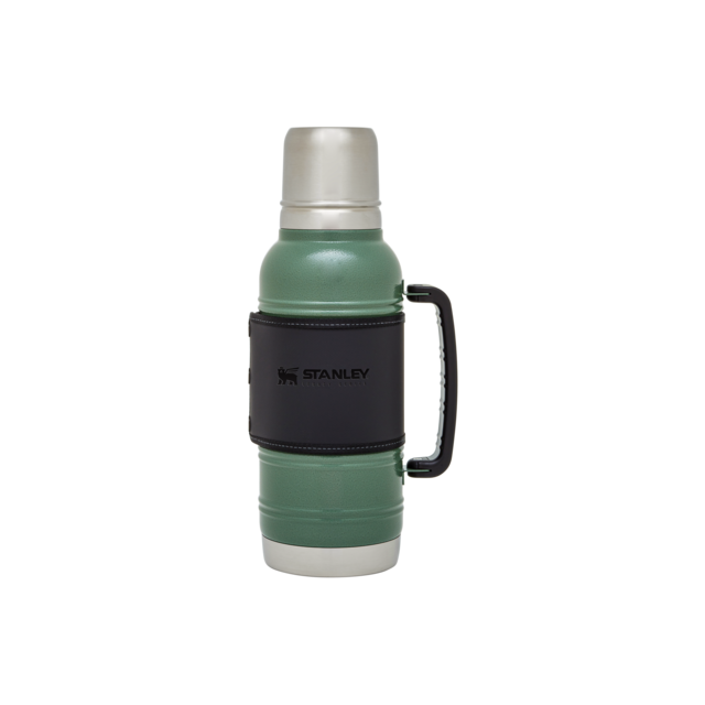 STANLEY COOLERS Quadvac Thermal Bottle 1.5QT HAMMERTONE GREE