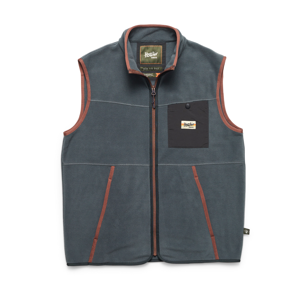 Howler Bros M Free Range Fleece Vest FOG