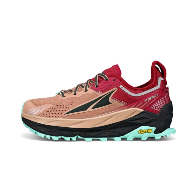 ALTRA WOMEN'S OLYMPUS 5 BROWN/RED