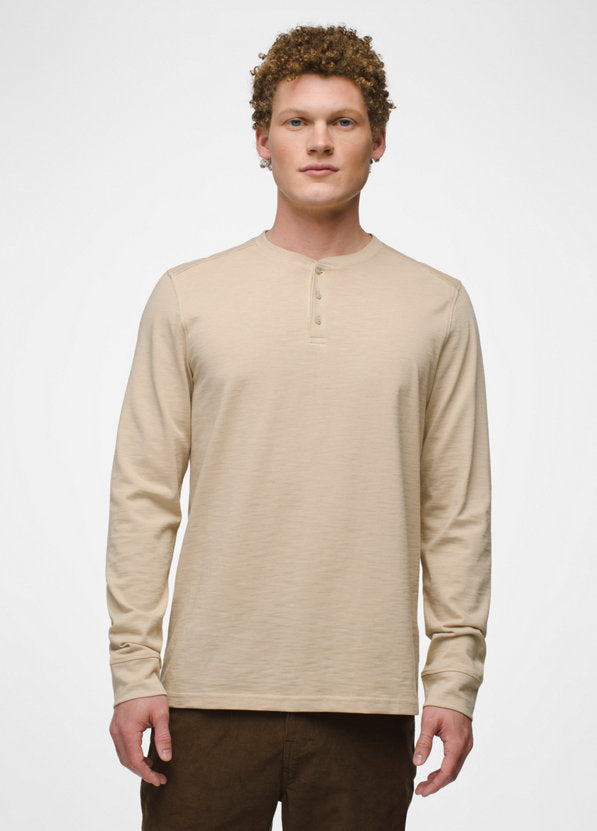 prAna Mens Ronnie Henley Ii Sandstone /  / ST